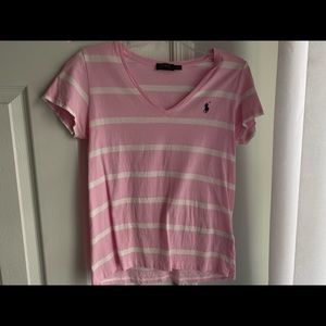 Pink Stipped Ralph Lauren Polo